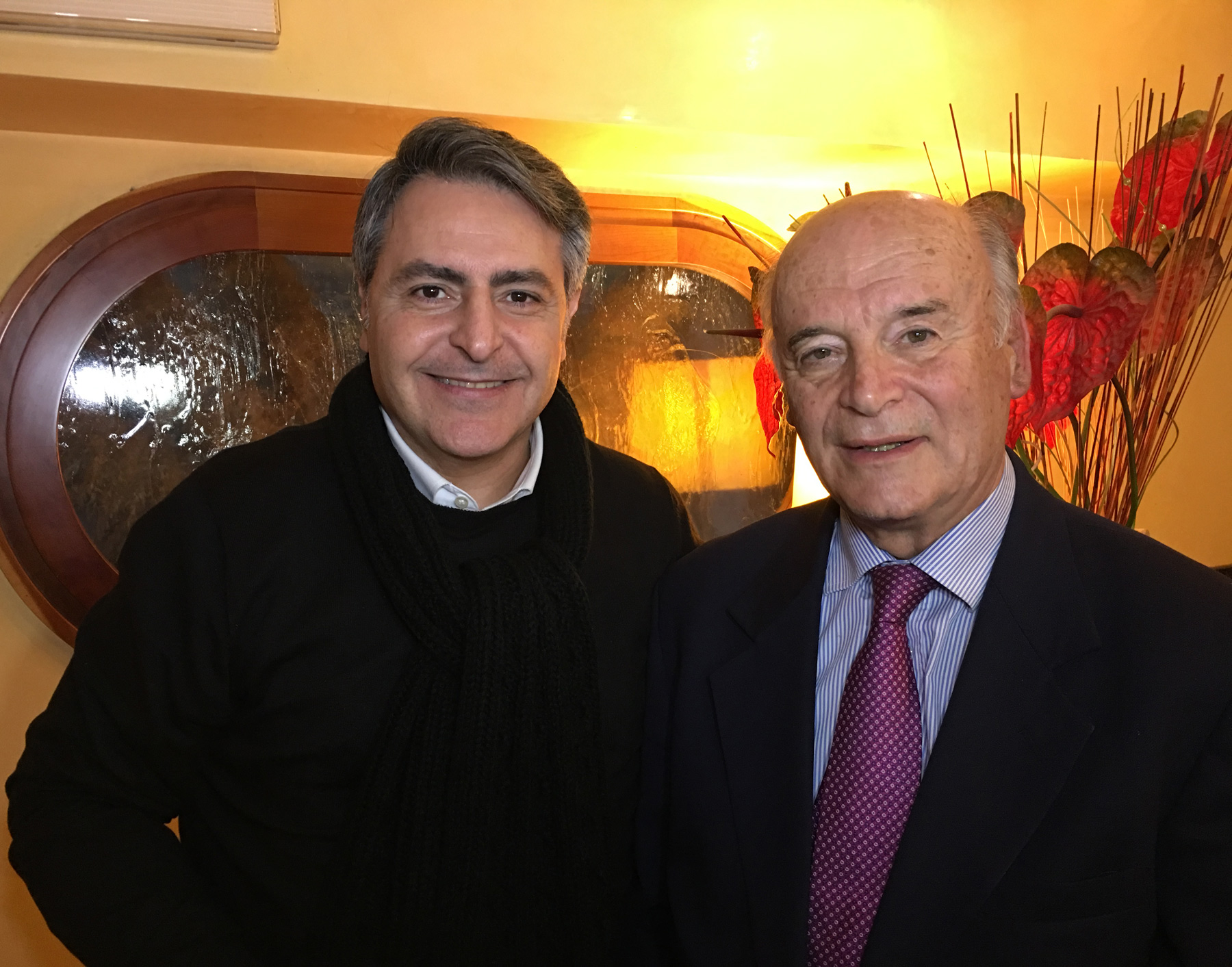 Fabio Gallo con Giovanni Palladino