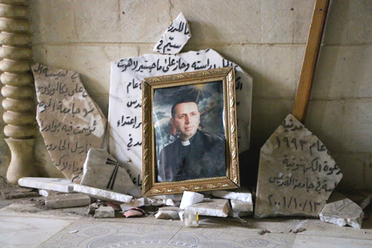 Don Ragheed Ganni - Martire Cristiano ucciso dall'Isis- La chiesa nella quale fu assassinato insieme ai Diaconi