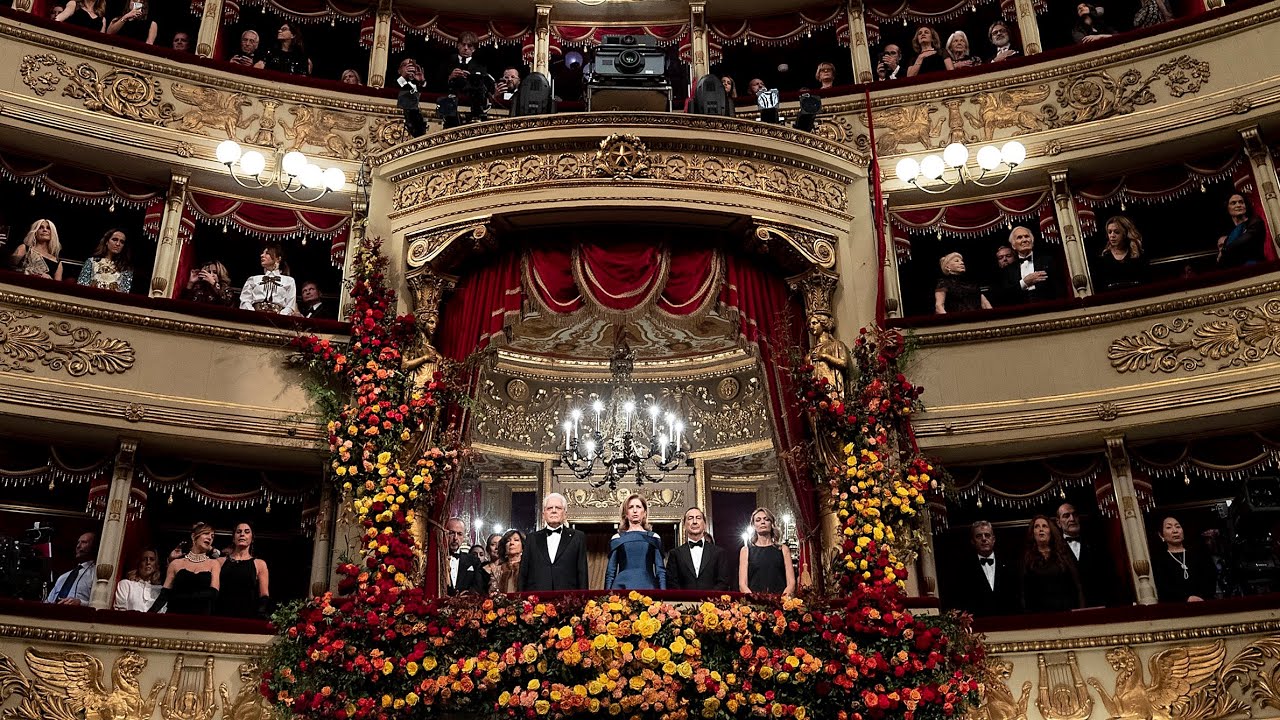 Teatro alla Scala di Milano - Il presidente della Repubblica Sergio Mattarella