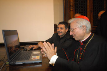 Fabio Gallo con il Cardinale Darío Castrillón Hoyos - Basilica dello Stato - Roma